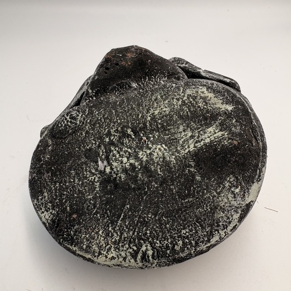 Ashtray Weird Unique Voodoo Brush Hair Creature Ceramic Stone Smoking Whimsical - Picture 5 of 5